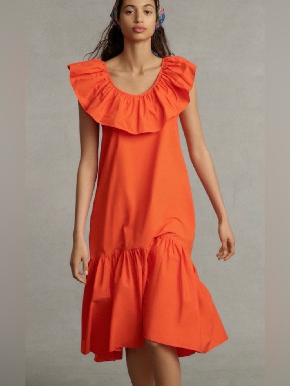 Like new, Anthropologie WHIT TW0 Ruffle Maxi Dress ☀️
